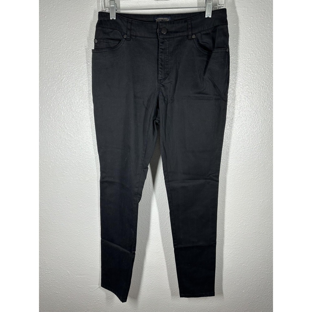 Pendleton Jeans Womens 4‎ Black Dark Wash Mid Rise Skinny Slim Fit Denim Pants